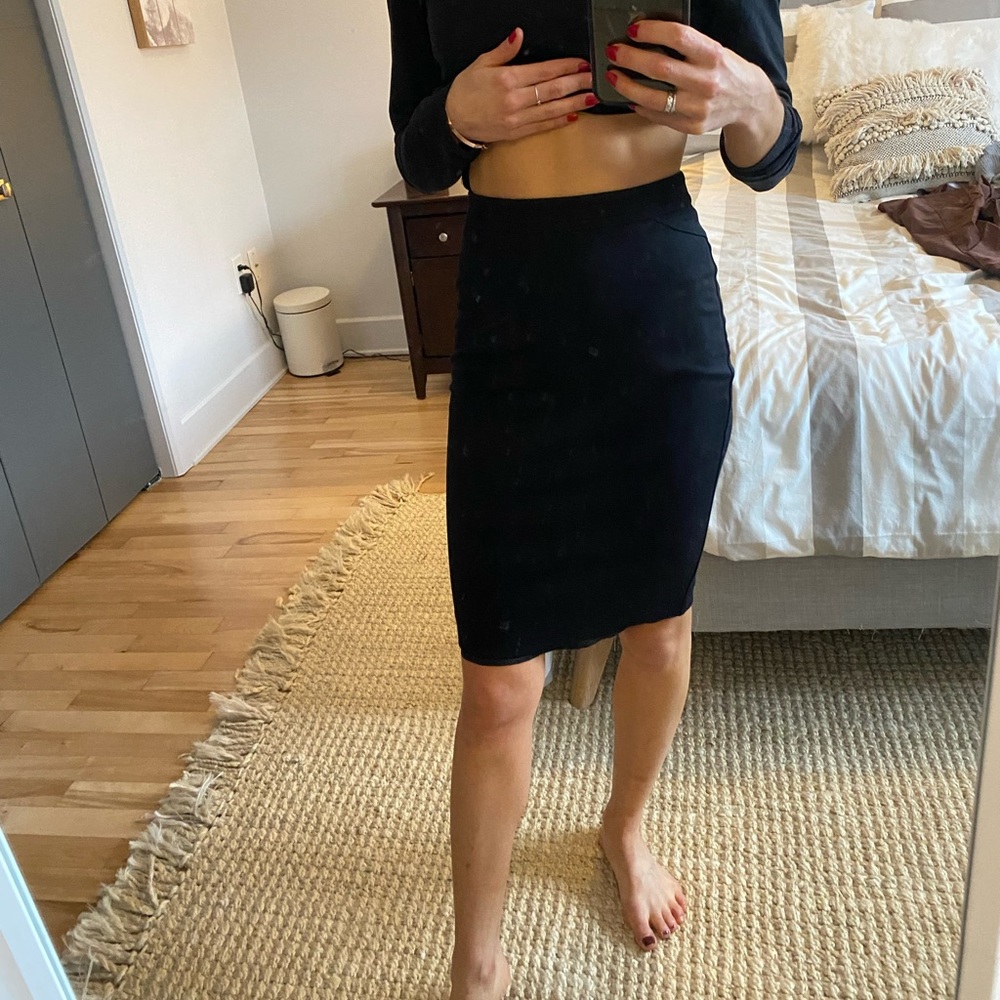 Black skirt